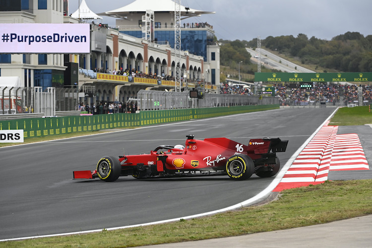 Charles Leclerc legte im Qualifying einen Dreher hin