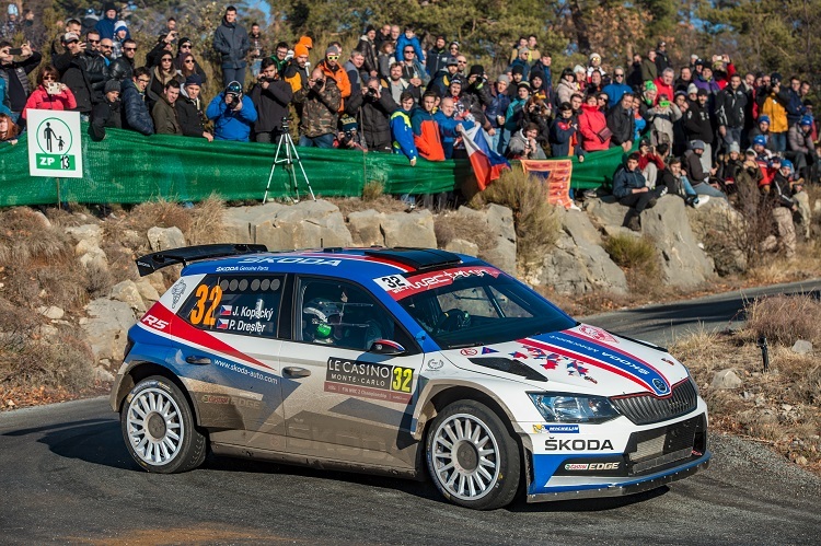 Jan Kopecky am Geburtstag zum WRC2-Sieg