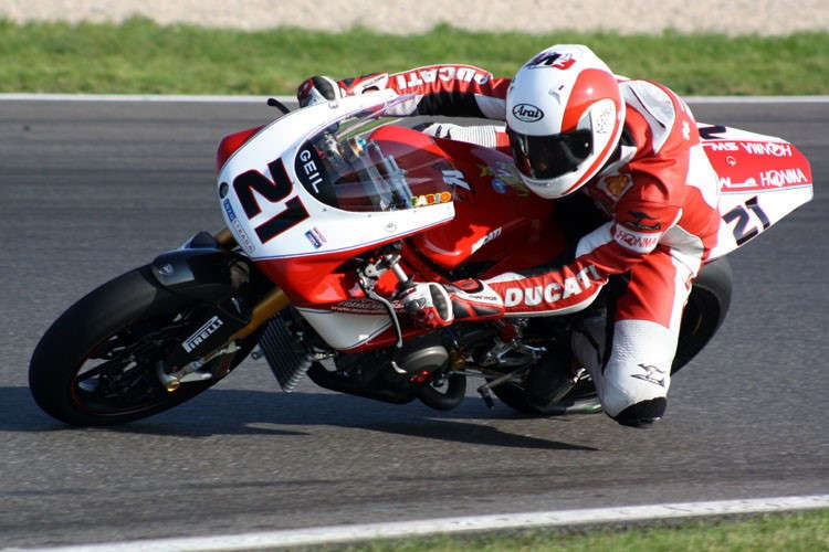 Ducati und Italien sind eins: Valentino Frankenberger (Ducati Unico 1100)