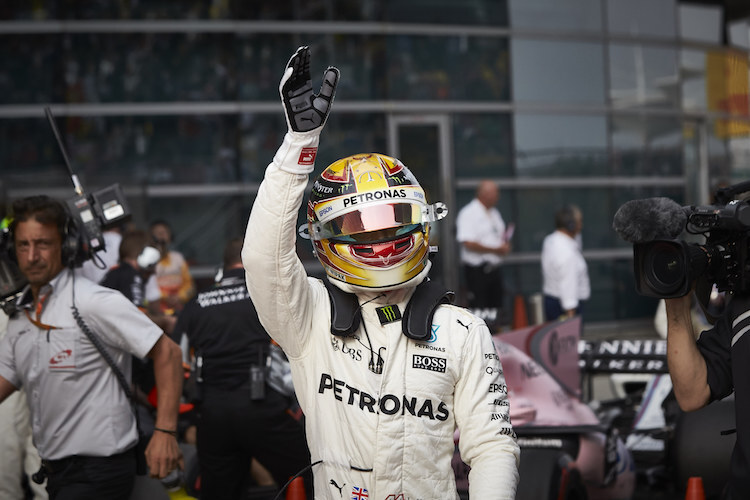 Sieg für Lewis Hamilton