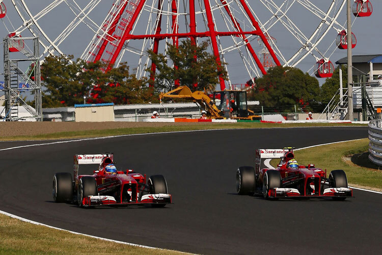 Felipe Massa war für Fernando Alonso in Japan ein hartes Stück Arbeit