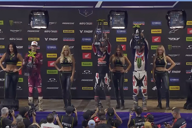 Hunter Lawrence gewann vor Jett Lawrence und Eli Tomac