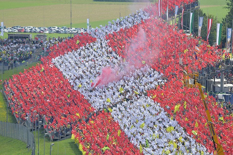 Tolle Stimmung beim Spielberg-GP 2017