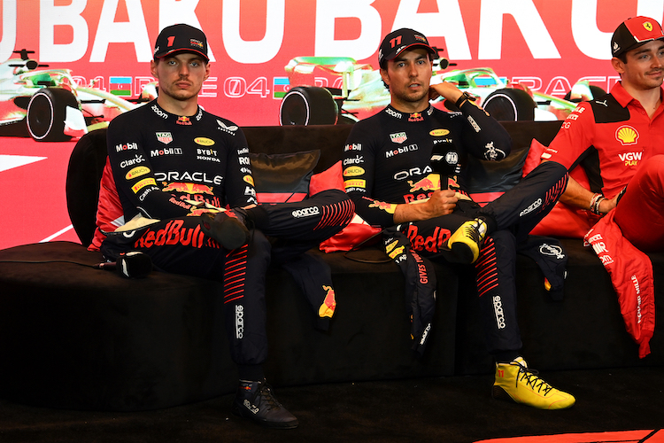 Max Verstappen und Sergio Pérez