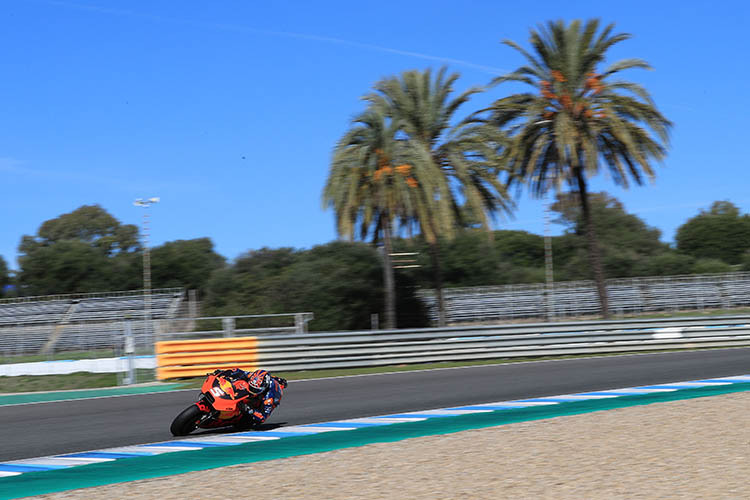 Johann Zarco in Jerez auf der KTM