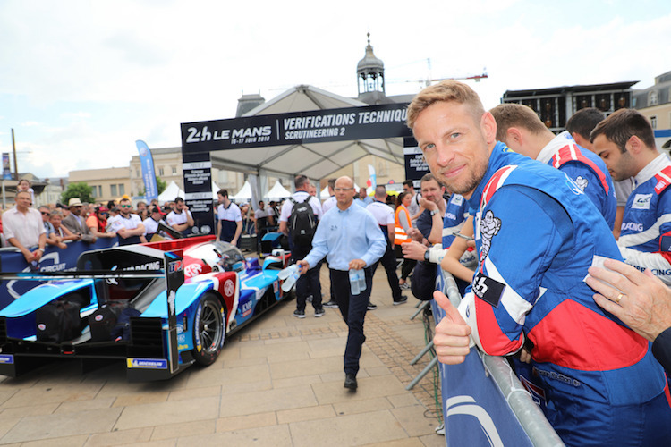 Jenson Button geniesst Le Mans