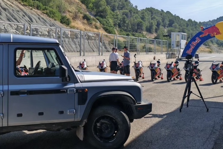 Gedreht wurde im Kini Motorpark