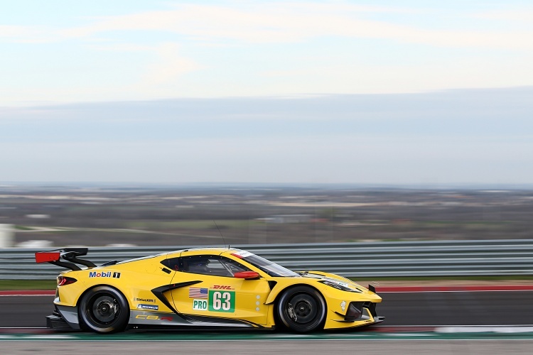 Die Corvette C8.R beim letzten WEC-Einsatz in Austin