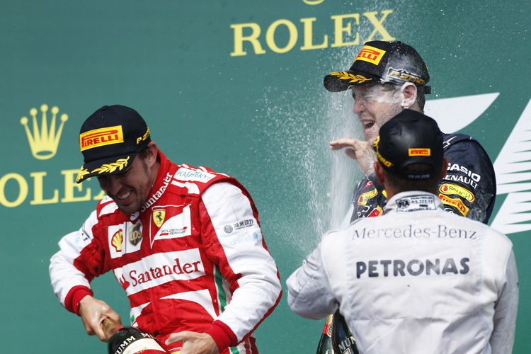 Alonso, Vettel und Hamilton: Kampf um die Krone