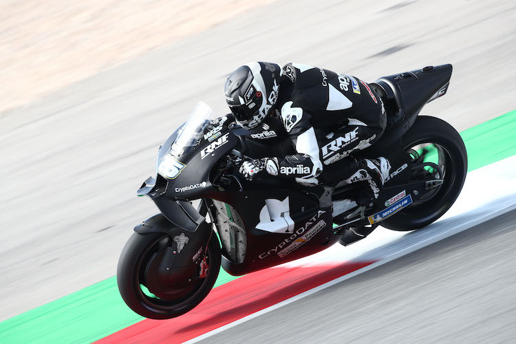 Raúl Fernández beeindruckt auf der Aprilia RS-GP