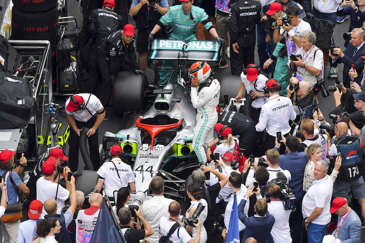 Lewis Hamilton in Monaco