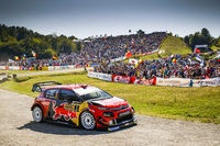 Sébastien Ogier auf der Panzerplatte