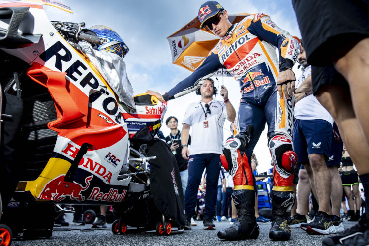 Marc Márquez im Grid des Thailand-GP