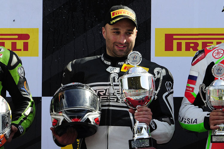 Lorenzo Lanzi gewann sein erstes Supersport-Rennen