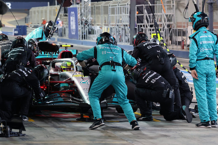 Mercedes ging bei den Boxenstopps konservativ vor