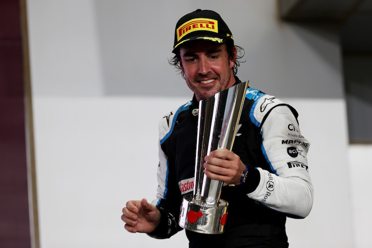 Fernando Alonso in Katar 2021