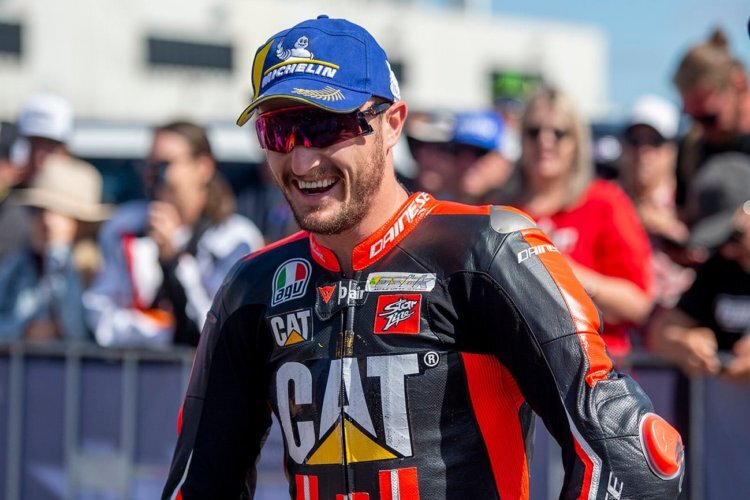 Jack Miller hatte mit dem Ducati-Superbike seinen Spaß