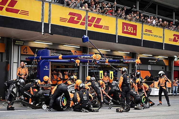 Boxenstopp bei Lando Norris: zuletzt zweimal Fehlerquelle