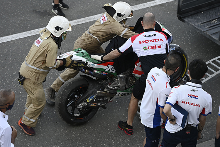 Alex Márquez bescherte LCR Honda zusätzliche Arbeit