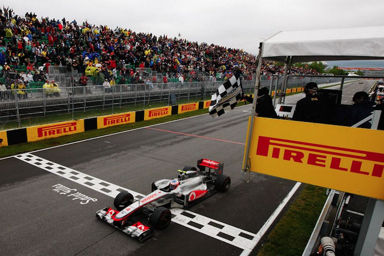 Jenson Button in Montreal 2011