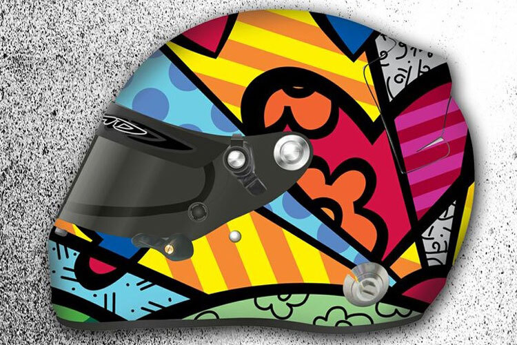 Romero Britto entwirft ganz besondere Formel-1-Helme