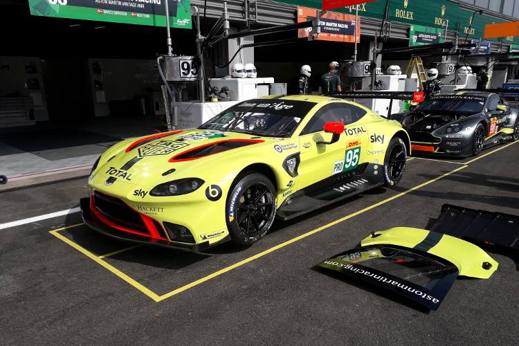 Der Aston Martin Vantage fährt in der GTE-Klasse