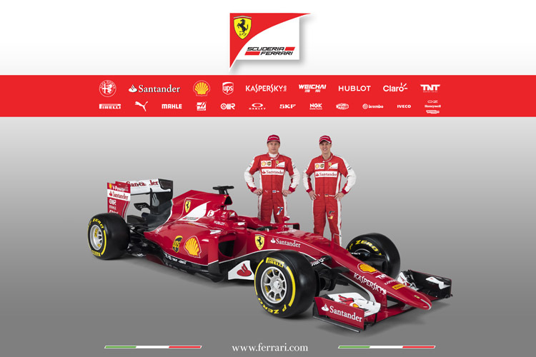 2015 wird Sebastian Vettel neben Kimi Räikkönen für Ferrari in der Formel-1-WM antreten