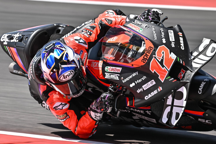 Maverick Viñales und die Aprilia RS-GP freunden sich weiter an