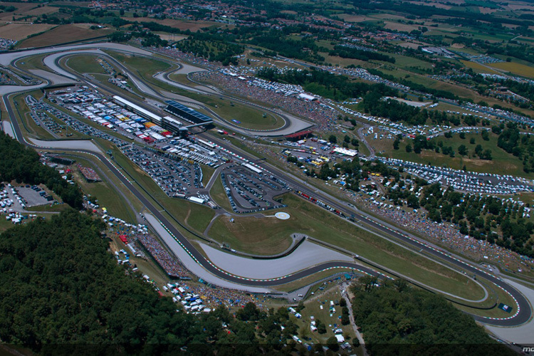 Die Strecke von Mugello