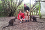 Dominic Schmitter (li.) und Kevin Wahr mit Wallabys