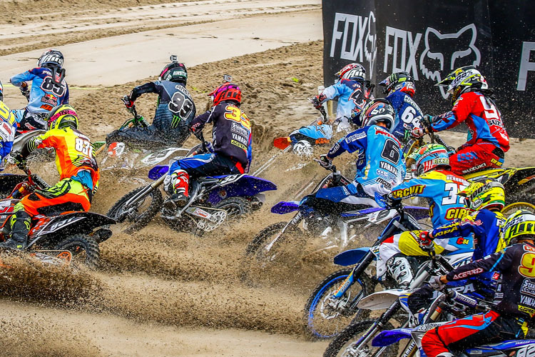 Start zum MX2-Lauf in Assen