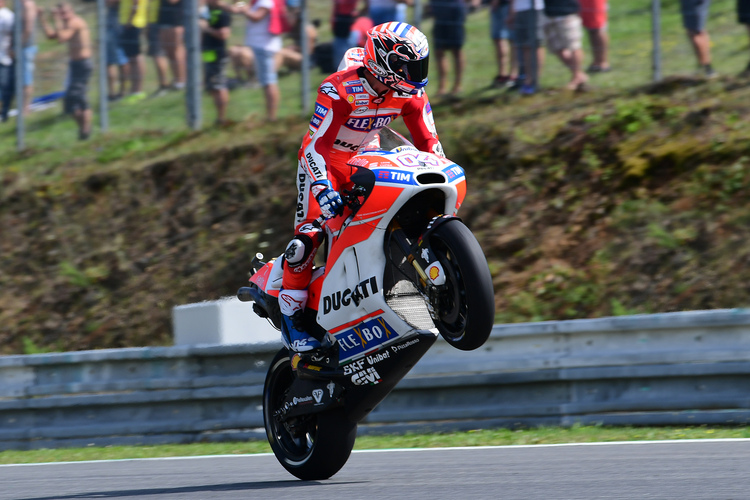 Andrea Dovizioso auf seiner Desmosedici