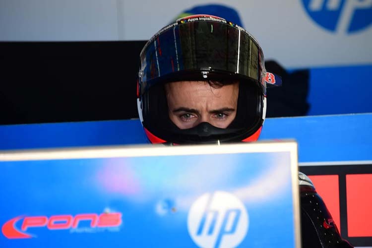 Héctor Barberá in der Box des Pons-Teams
