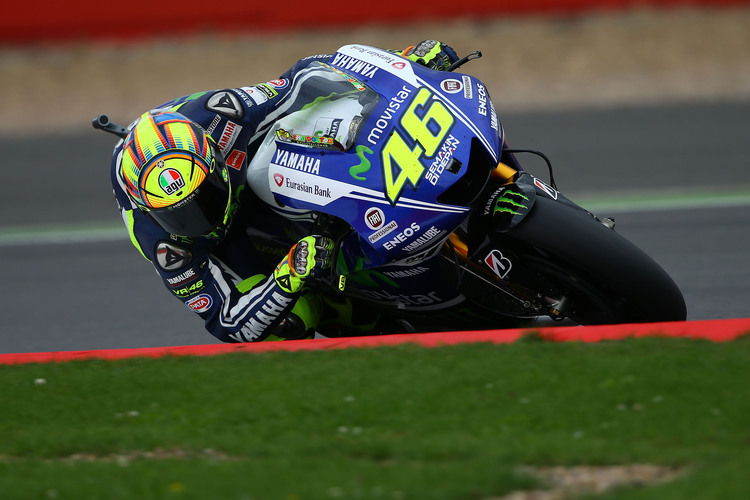 Valentino Rossi in Silverstone