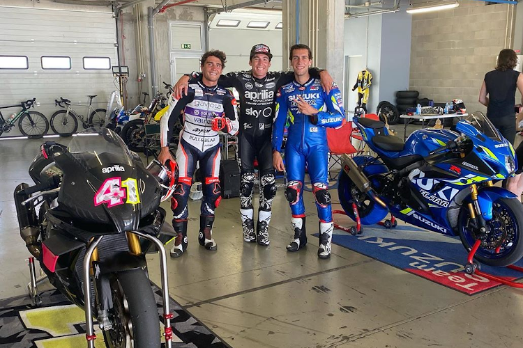 Albert Arenas, Aleix Espargaró und Alex Rins 