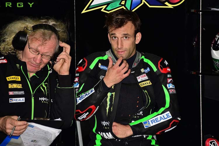 Crew-Chief Guy Coulon mit Johann Zarco