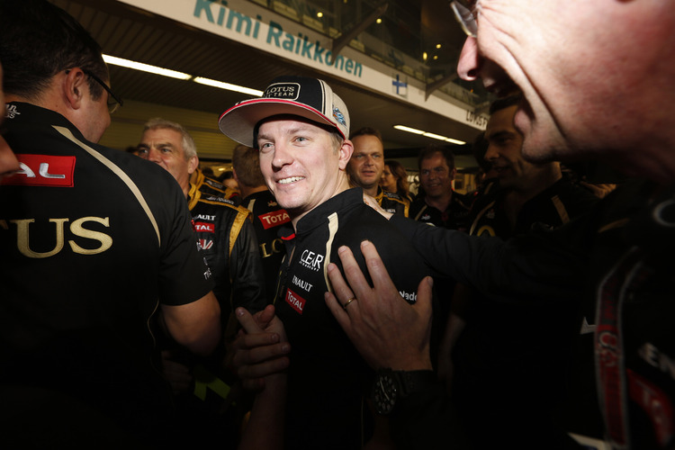 Räikkönen trumpfte 2012 ganz gross auf