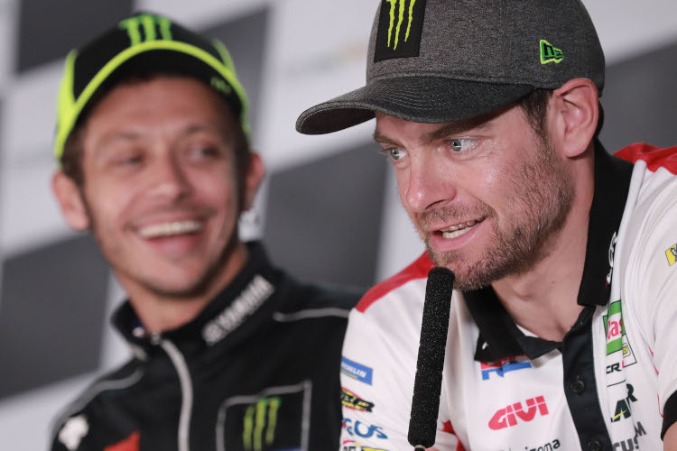 Valentino Rossi und Cal Crutchlow sind immer für einen Lacher gut