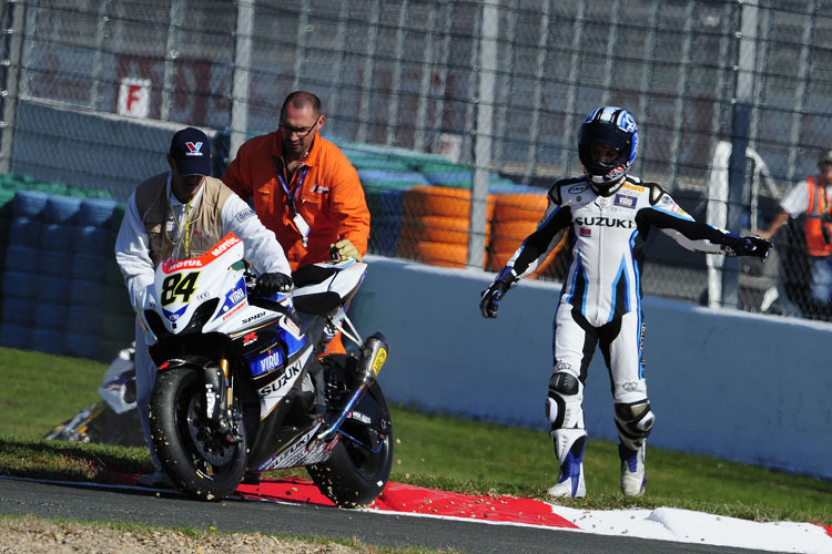 Fabrizio möchte in Portimao mehr auf dem Motorrad sitzen