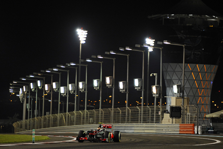Bislang dominant in Abu Dhabi: Lewis Hamilton