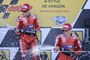 Stoner und Hayden 2010 für Ducati auf dem Podium