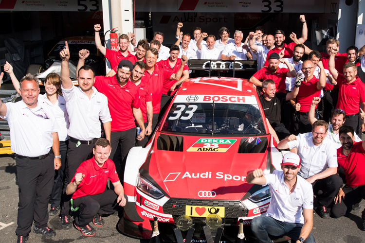 Freude über Audis DTM-Sieg