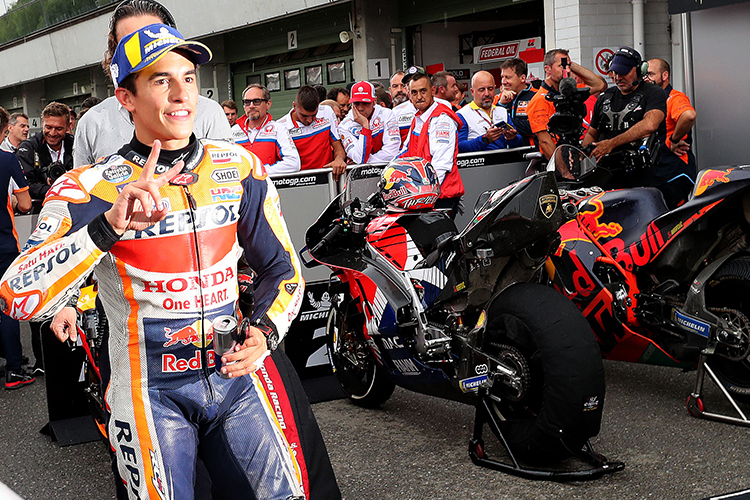 Marc Marquez steht in der MotoGP-Klasse zum 58. Mal auf Pole