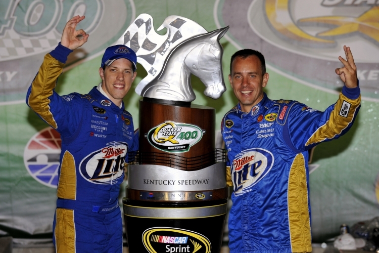 Brad Keselowski und Crew Chief Paul Wolfe