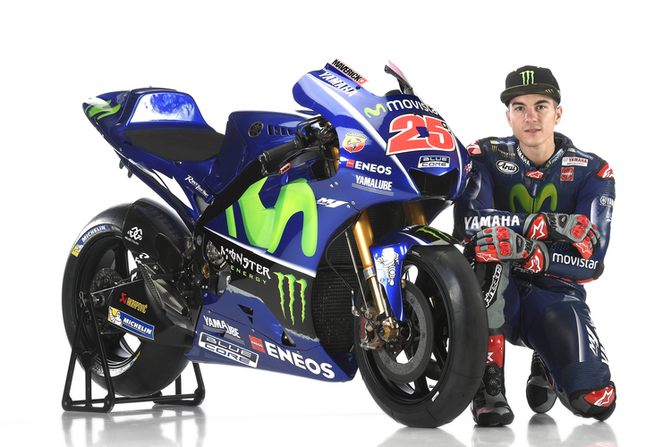 Maverick Viñales mit seiner Yamaha