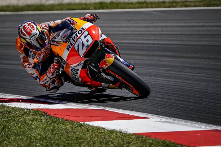 Dani Pedrosa beim Barcelona-Test