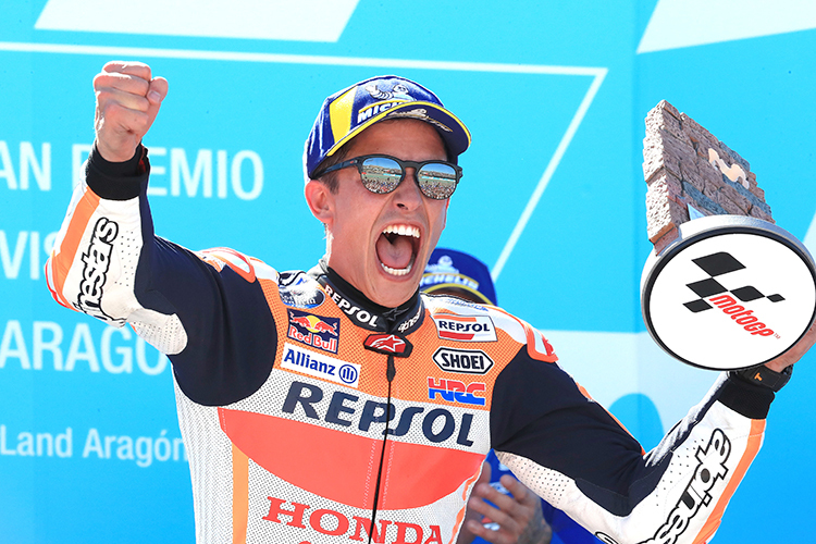 Marc Marquez ist auf dem Weg zum fünften MotoGP-Titel