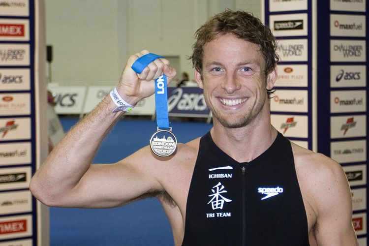 Jenson Button ist ein Fitness-Vorbild