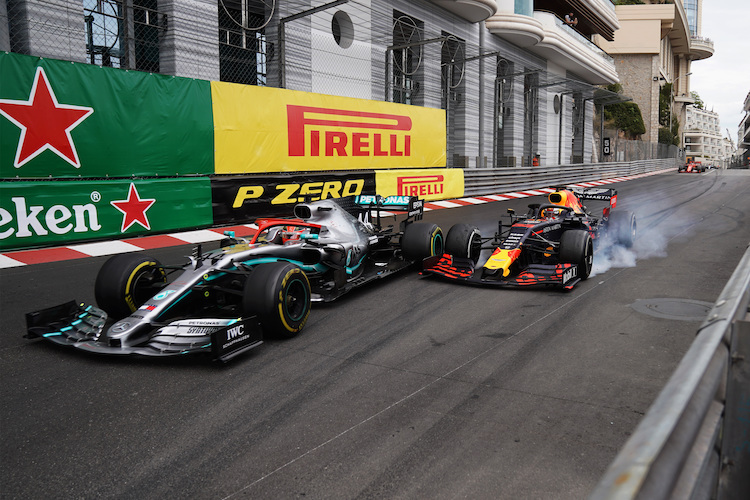 Lewis Hamilton in Monaco gegen Max Verstappen