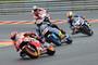 Marc Márquez im Rennen vor Miller, Barbera und Iannone